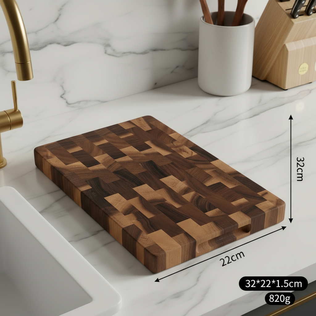 Gridia™ Acacia Wood Cutting Board